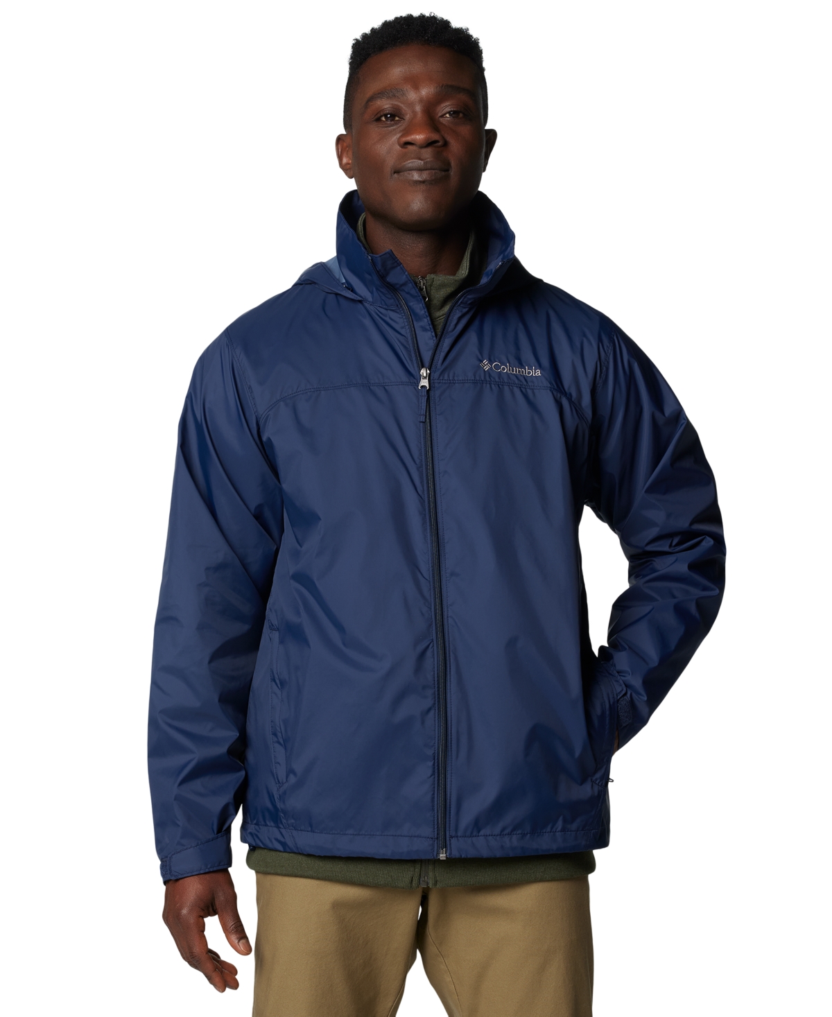 Columbia Men's Glennaker Lake Ii Rain Jacket In Collegiate Navy