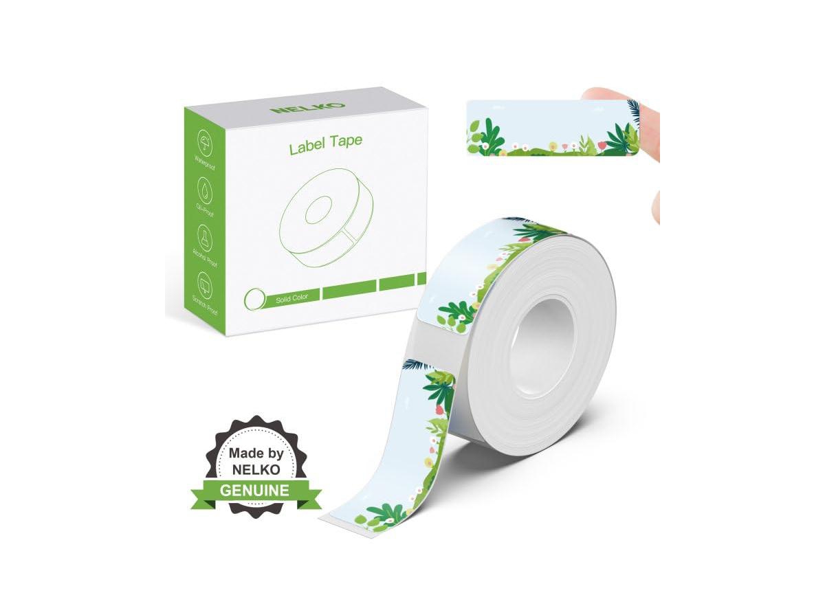 Nelko Genuine P21 Plant 2.0 Label Maker Tape, Adapted Label Print Paper, 14x40mm (0.55