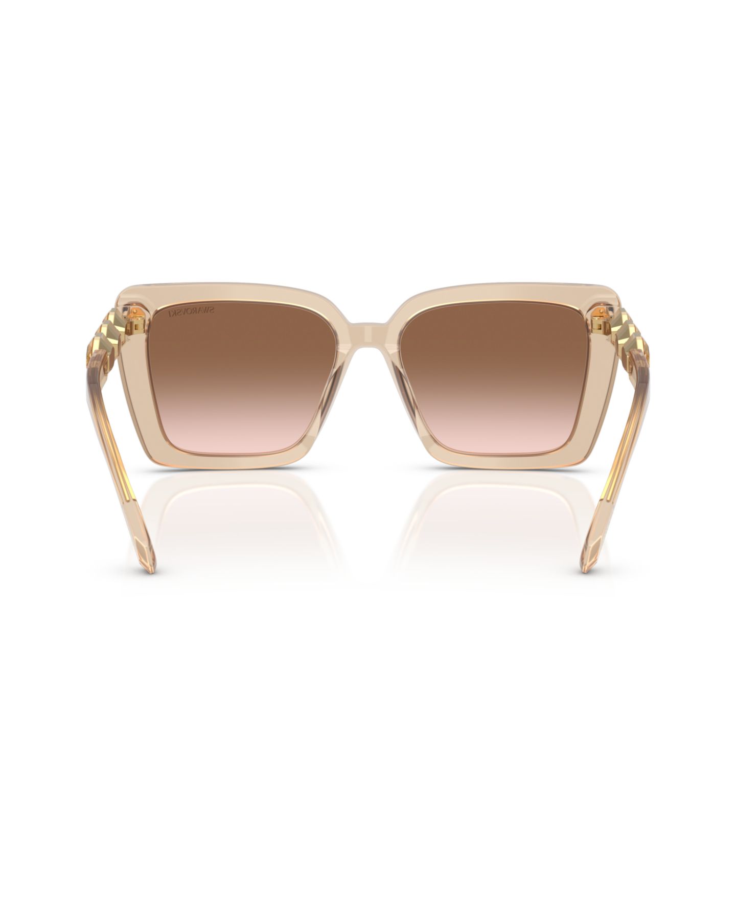 Женские солнцезащитные очки Swarovski Sunglasses SK6032, цвет: Бежевый прозрачный — фото 2