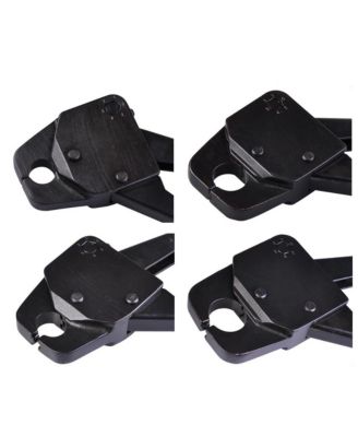 1/2" 3/4" PEX Crimper Copper Ring Crimping Tool Kit with Go/no Go Gauge 2 Pack