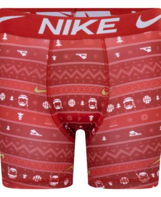 Boys' 8-20 Dri-FIT Color Holiday Briefs Underwear, 5-Pack