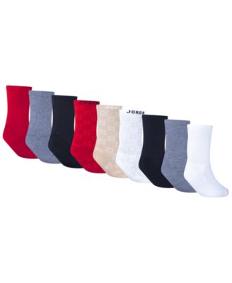 Kids 7-11 9-Pack Holiday Crew Socks Gift Box
