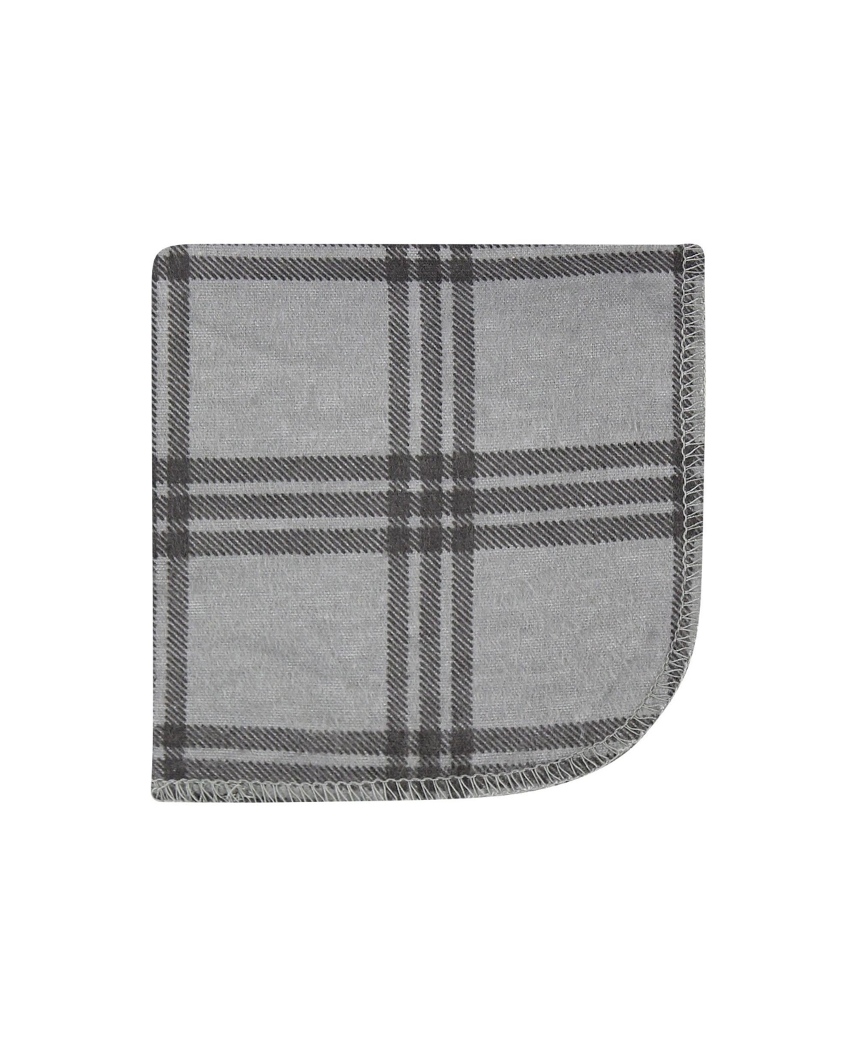 Hudson Baby Infant Boy Flannel Cotton Washcloths, Wild Forest 12-Pack, One Size - Wild forest 12-pack