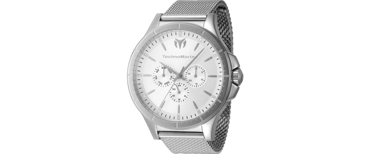 Men's Tm-822017 MoonSun Quartz Chronograph Silver - Silver