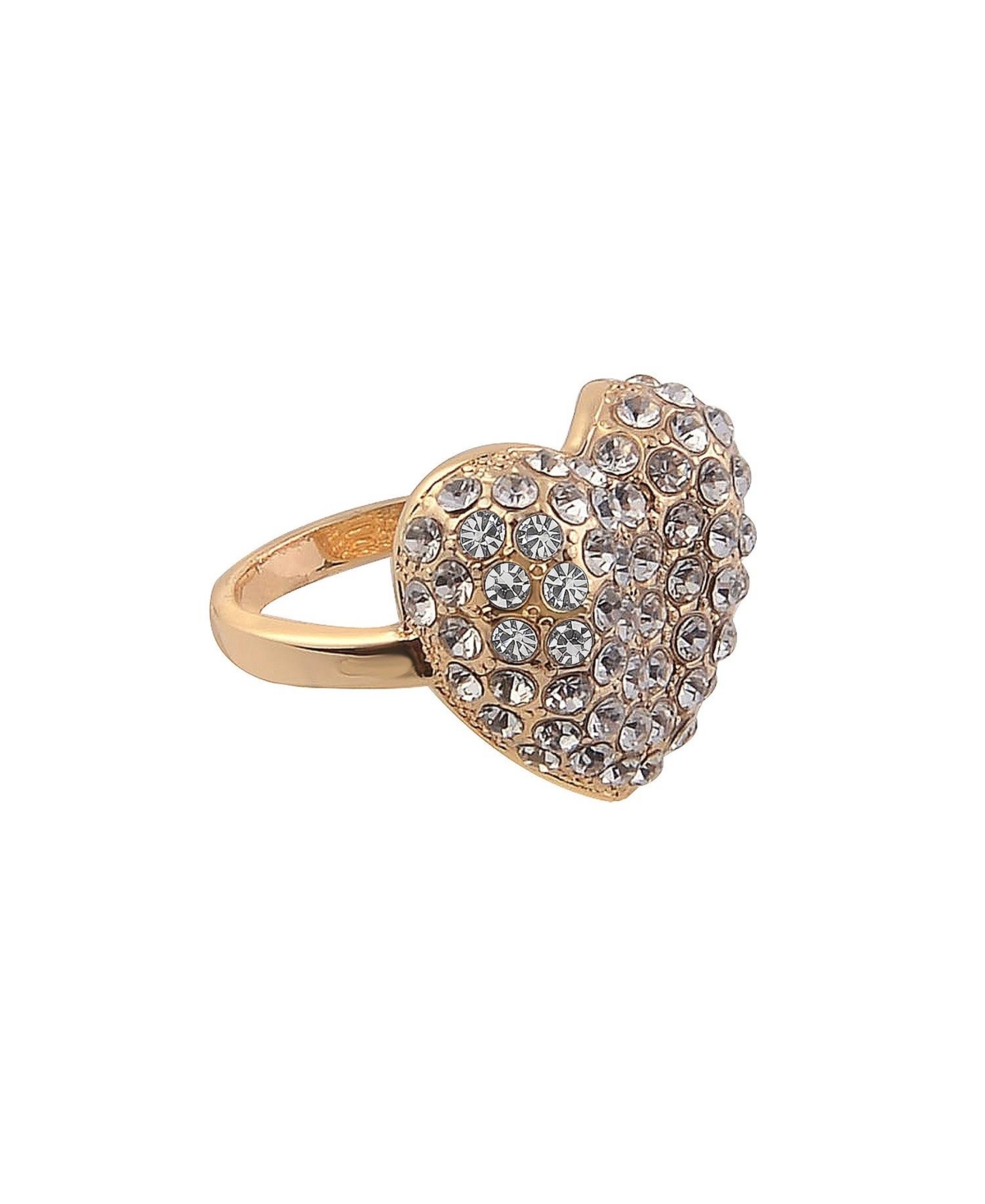 Heart Cocktail Ring - Gold