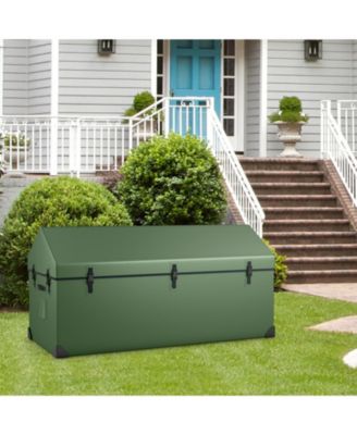 Waterproof Outdoor Storage Box with Ventilated Window  Adjustable Snap