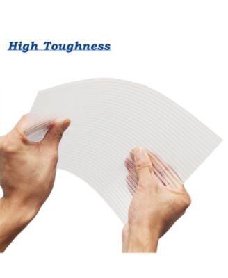 6-Pack Polycarbonate Greenhouse Panels 24" x 48" Waterproof UV-Protected Reinforced Twin-Wall Sheets for Outdoor Garden Covering