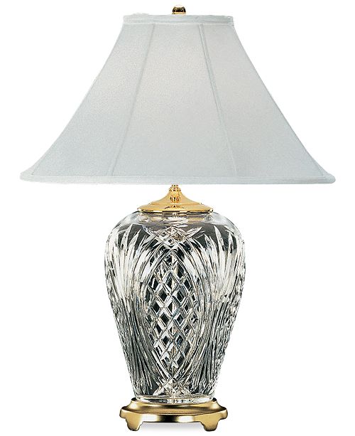 Waterford Kilkenny Brass Crystal Table Lamp Reviews All