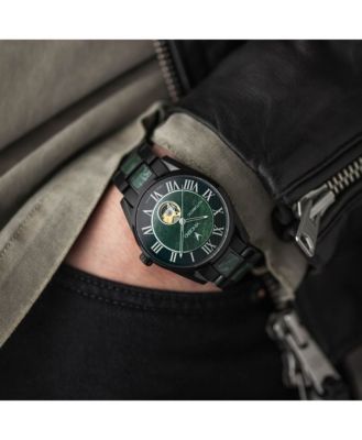 Mens Marble Automatic Watch with Italian Marble Inlay