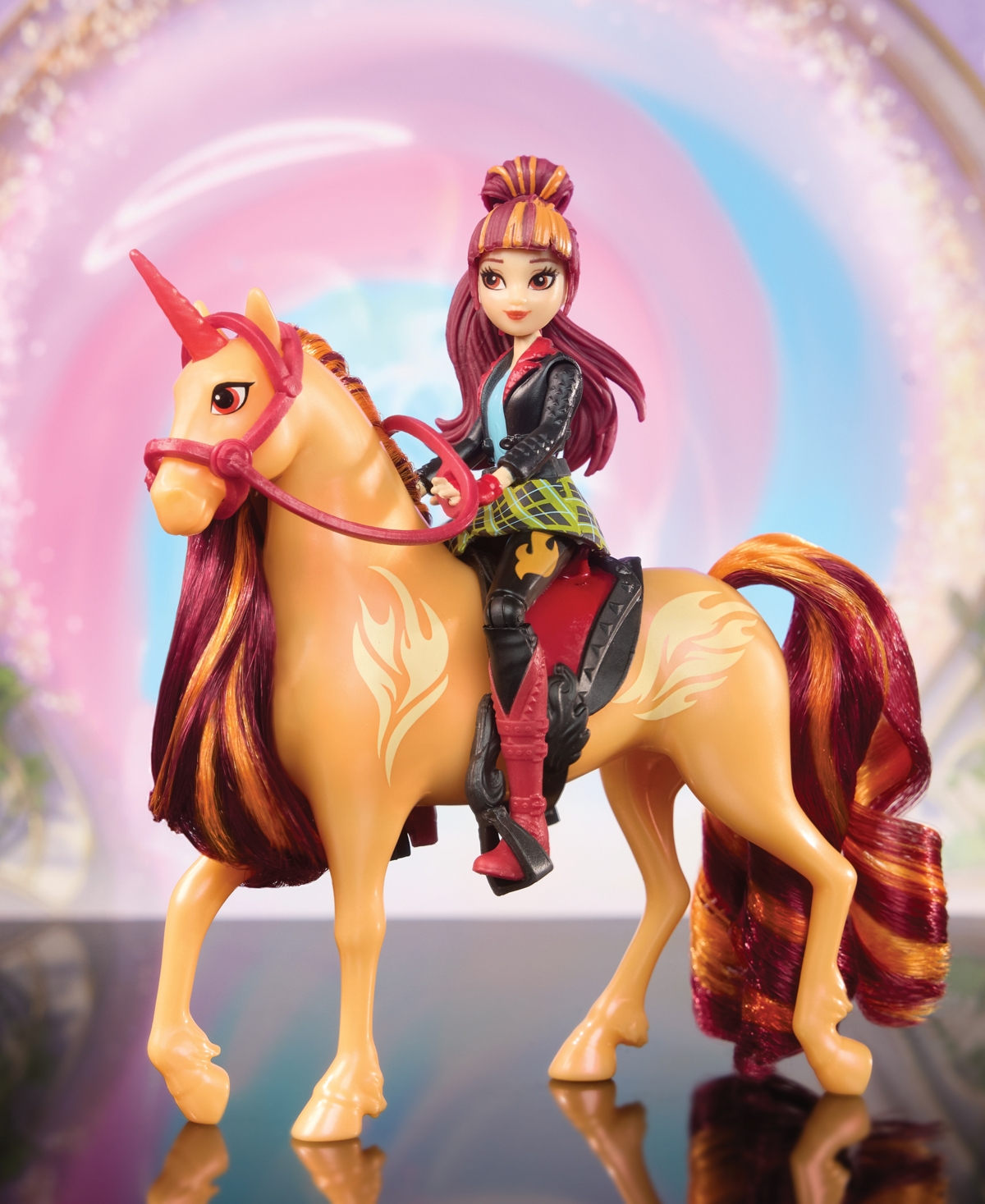 Unicorn Academy Valentina Cinder Set With 2 Riding Toys In Multi Color