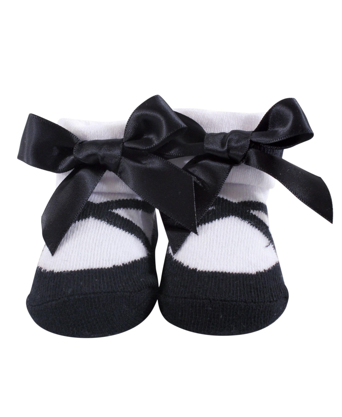 Hudson Baby Baby Girl Headband and Socks Set 6-Piece