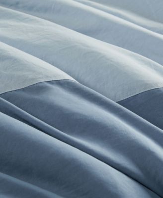 Miro Soft Washed Color Block 3-Pc. Comforter Set, Full/Queen