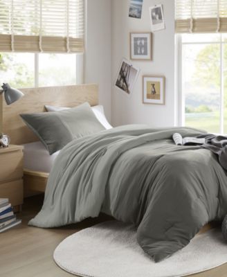 Miro Soft Washed Color Block 2-Pc. Comforter Set, Twin/Twin XL