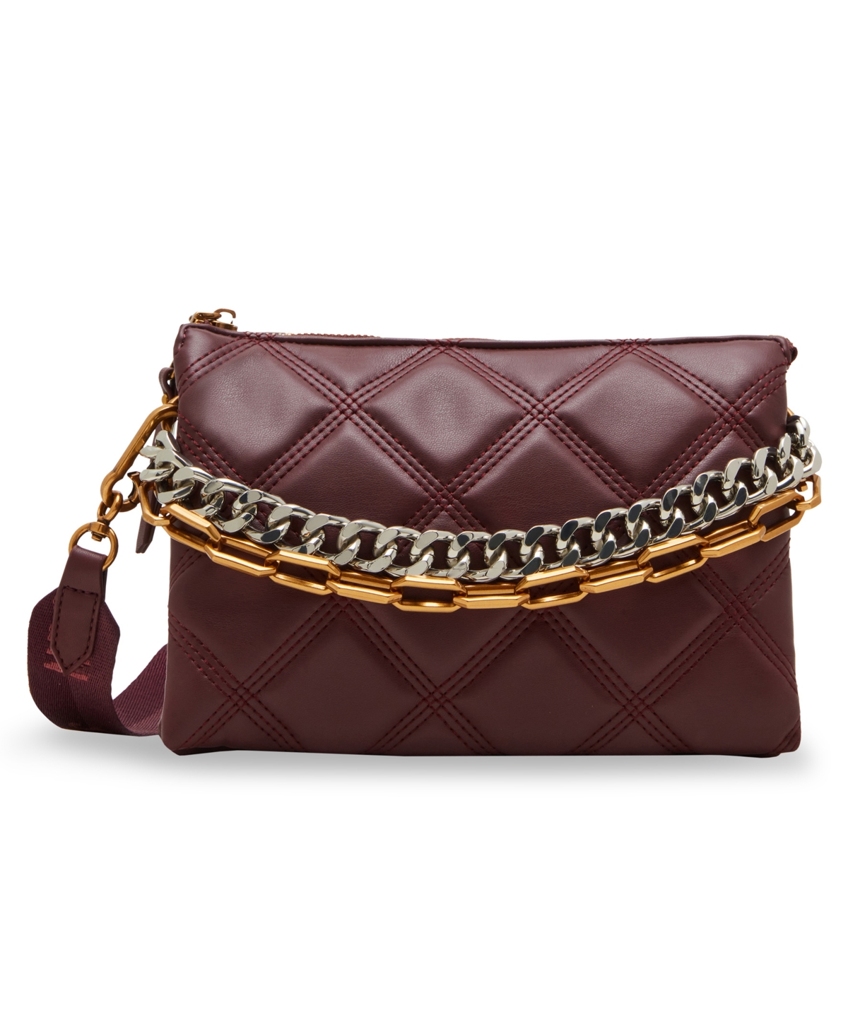 Women's Bstacie Zipper Crossbody Bag In Wine