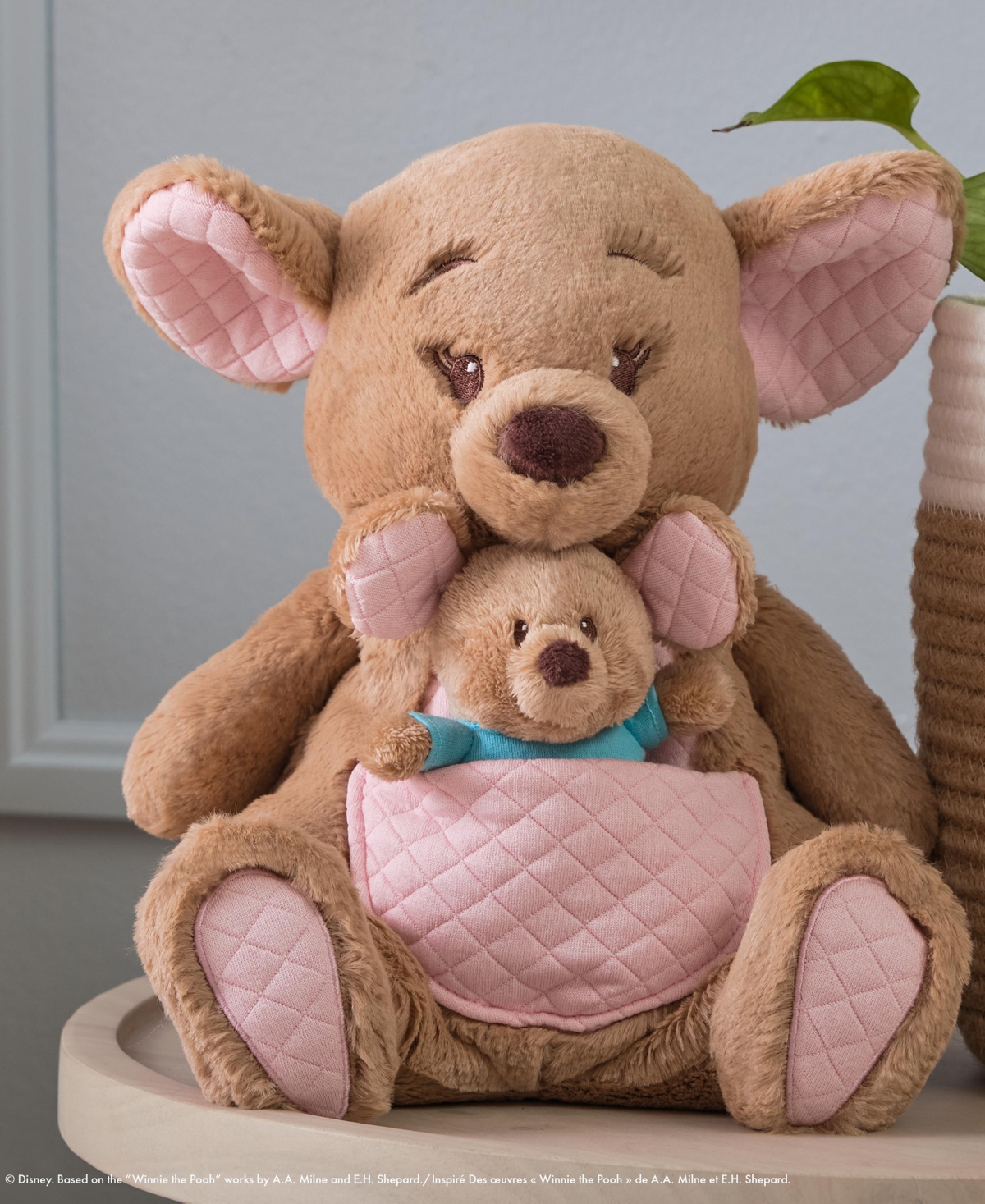 Gund Disney Official Kanga And Roo Oh So Snuggly Plush In Multi Color