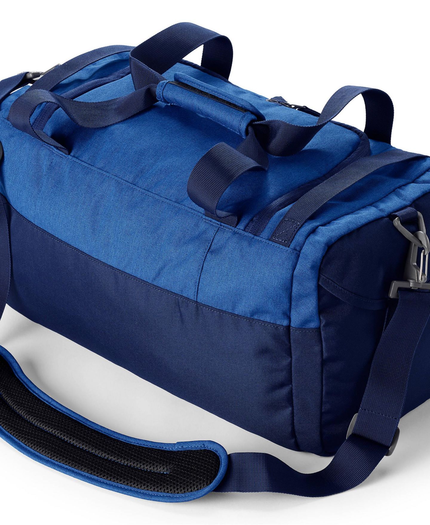 Сумка Lands' End Small All Purpose Travel Duffle, цвет: Синий сумеречный меланжевый — фото 3