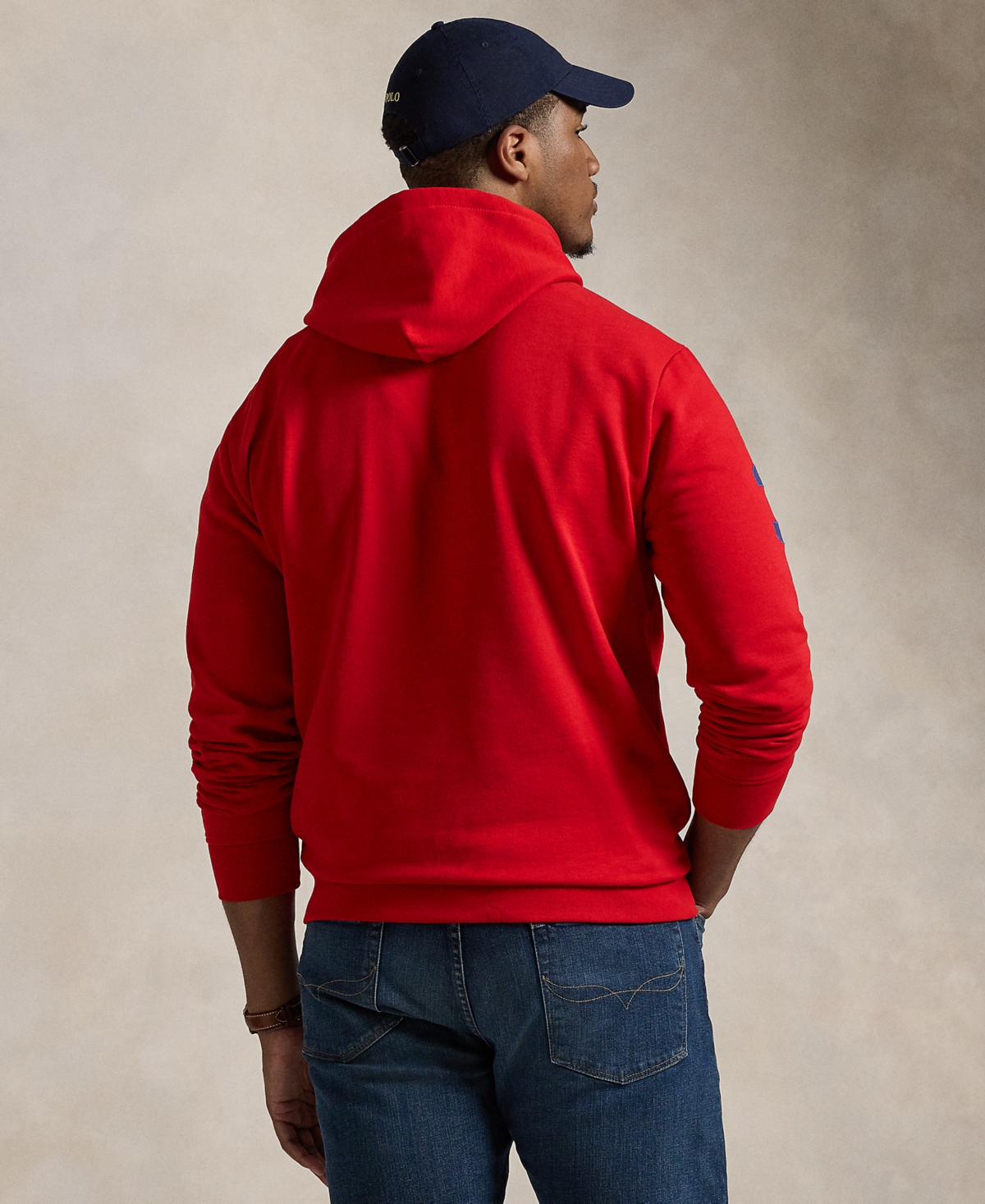 Polo Ralph Lauren Men's Big & Tall Big Pony Fleece Hoodie