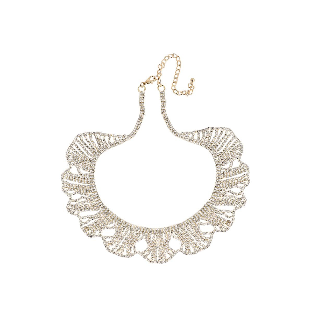 Women's Bling Statement Necklace - Silver