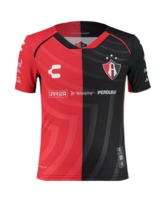 Big Boys and Girls Red/Black Club Atlas 2024/25 Home Authentic Jersey