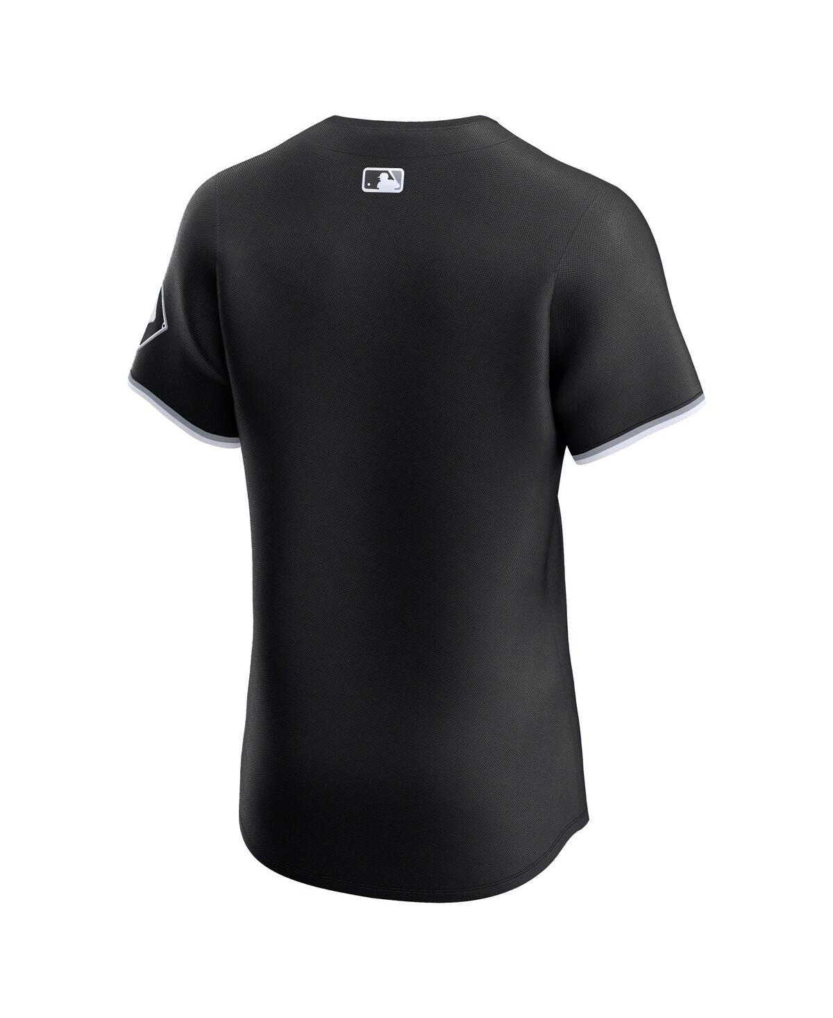 Nike Men'sChicago White Sox Alternate Vapor Premier Elite Patch Jersey - Black