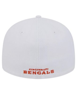 Men's White Cincinnati Bengals Omaha Low Profile 59FIFTY Fitted Hat
