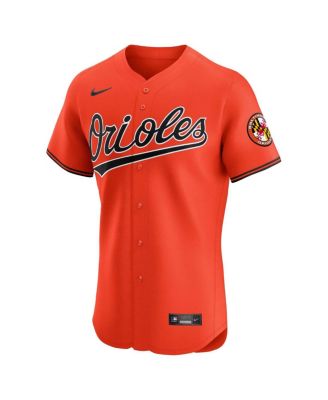 Men's Orange Baltimore Orioles Alternate Vapor Premier Elite Patch Jersey