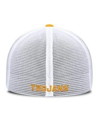 Men's Gold USC Trojans On-Field Rise Futura Mesh Flex Hat