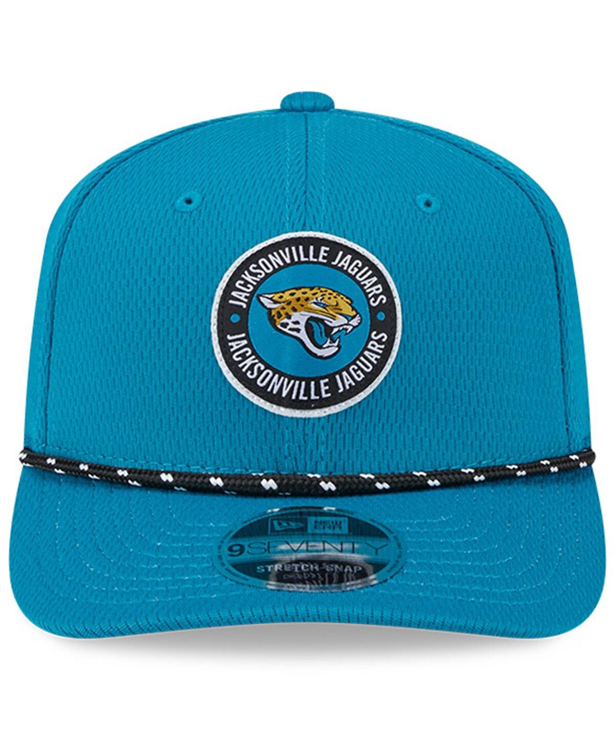 New Era Big Boys and GirlsJacksonville Jaguars 2024 Sideline 9SEVENTY Adjustable Hat - Teal