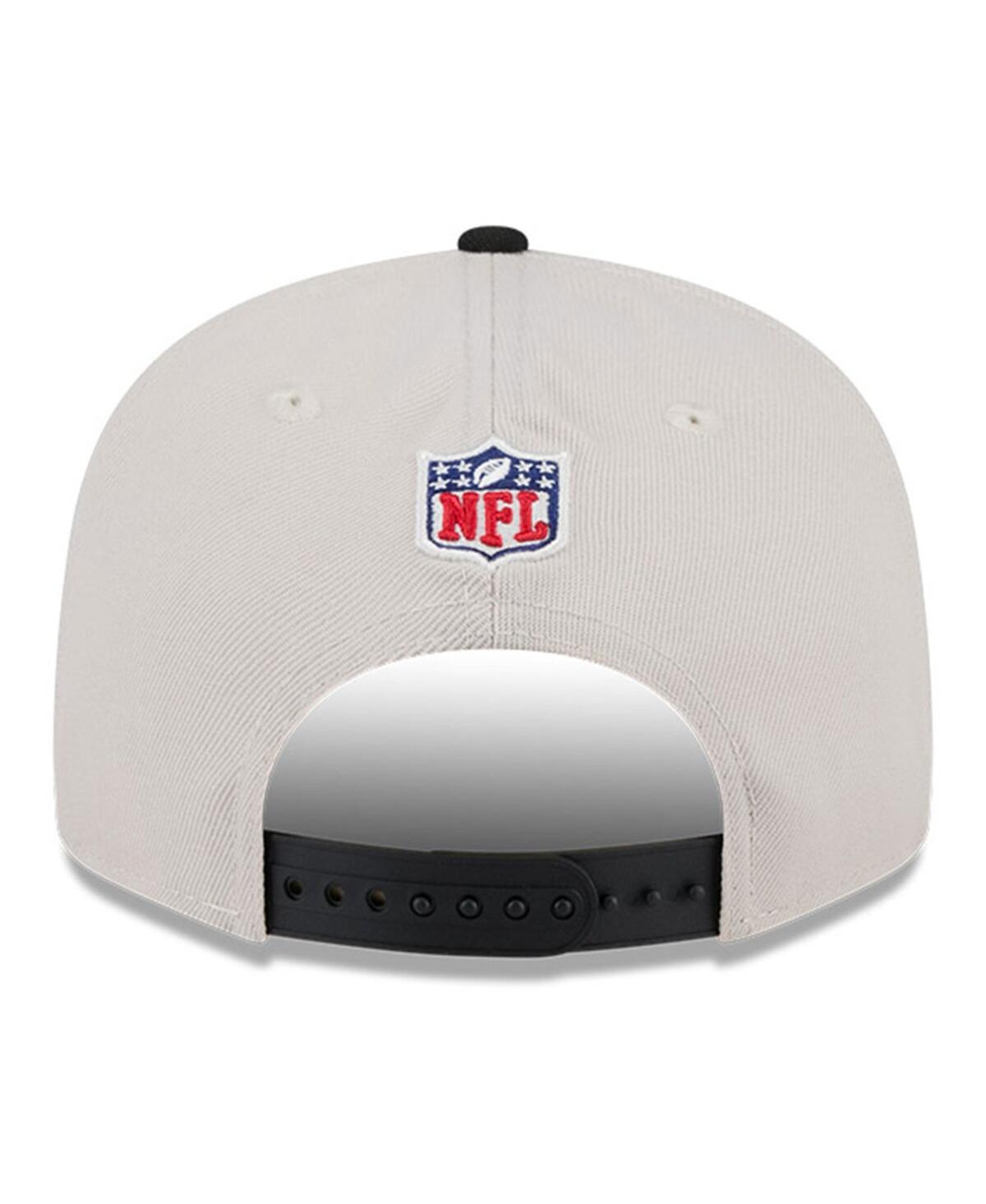 New Era Men's Stone/black Jacksonville Jaguars 2024 Sideline Historic 9fifty Snapback Hat In Stone,black