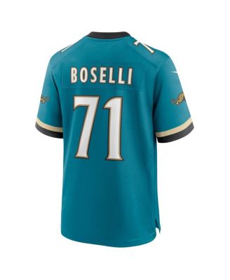 Men's Tony Boselli Teal Jacksonville Jaguars Prowler Throwback Retired Player Game Jersey