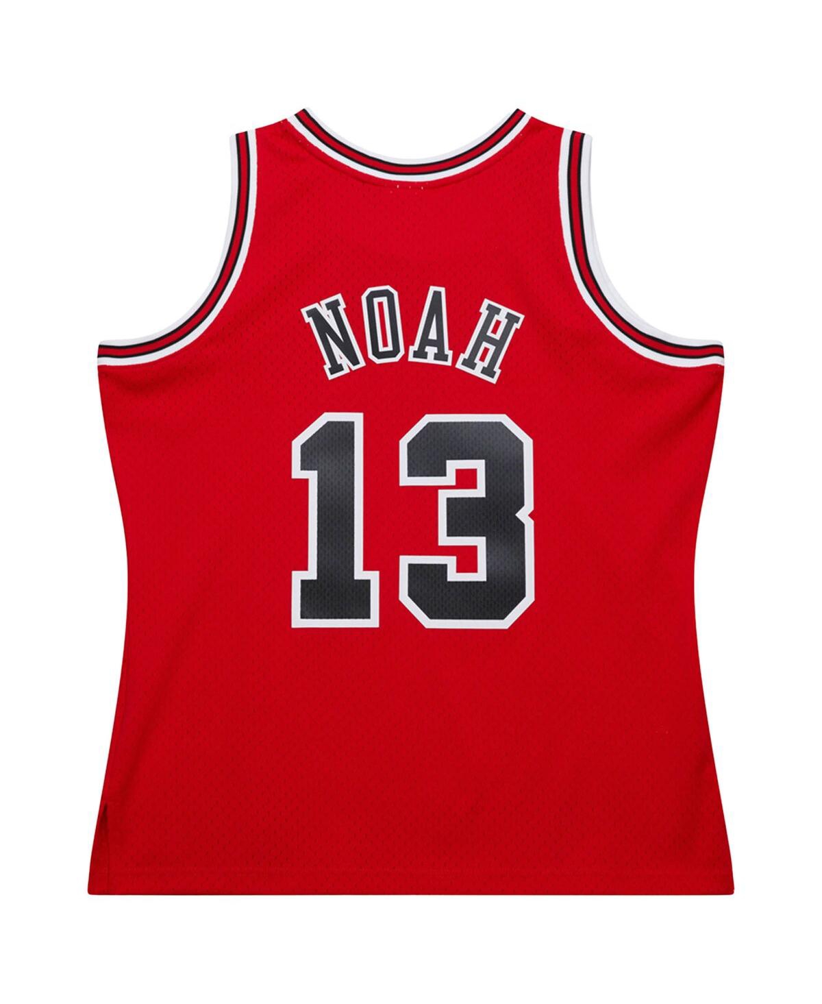 Mitchell & Ness Men's Joakim Noah Red Chicago Bulls 2013/14 Hardwood Classics Swingman Jersey