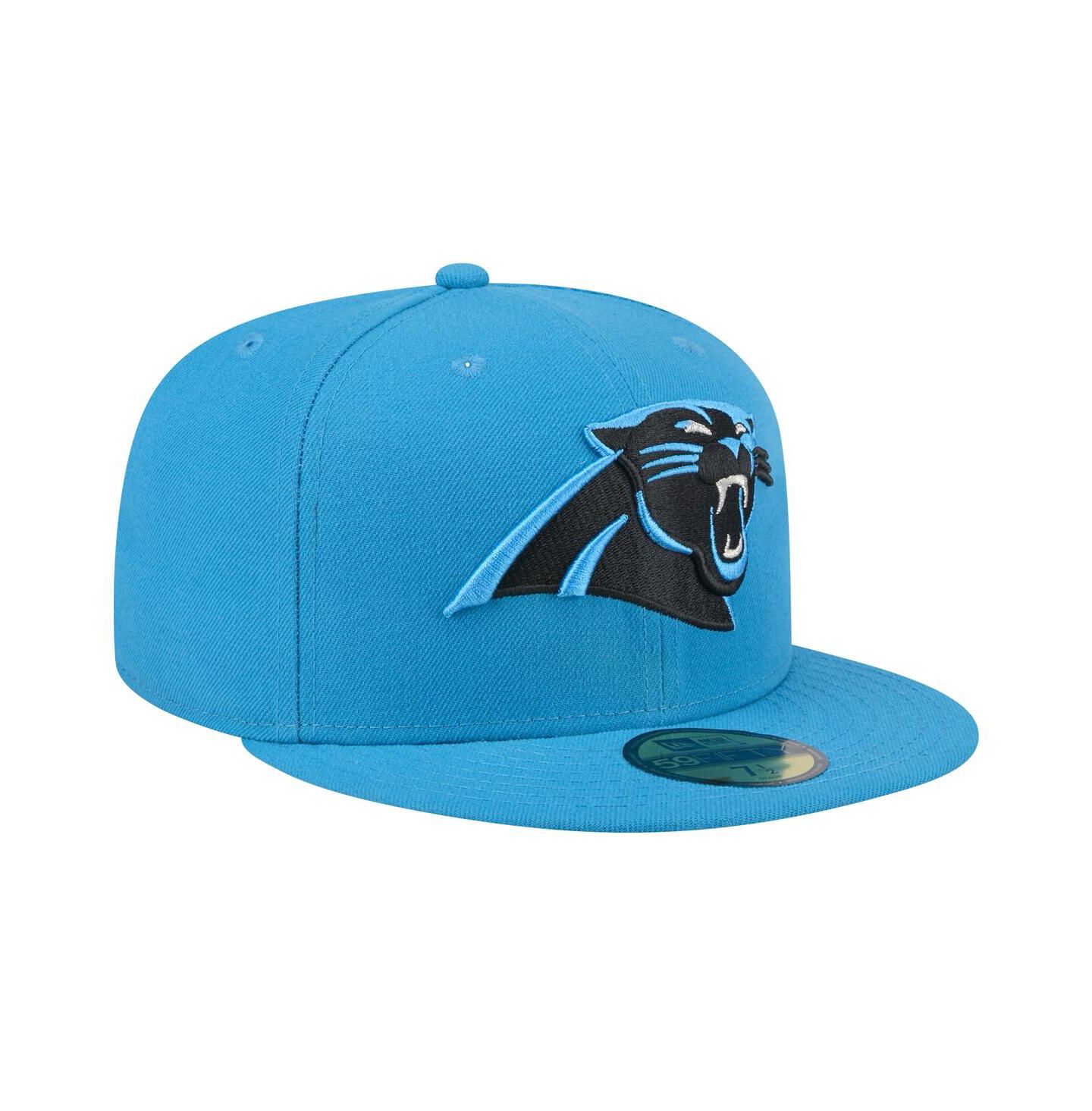 Мужская кепка New Era Blue Carolina Panthers Omaha 59FIFTY Fitted Hat — фото 2
