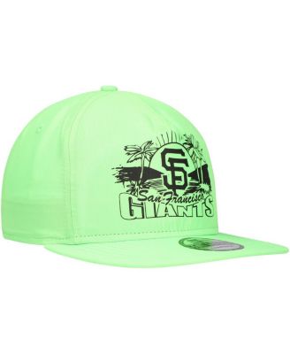 Men's Green San Francisco Giants Neon Golfer Snapback Hat