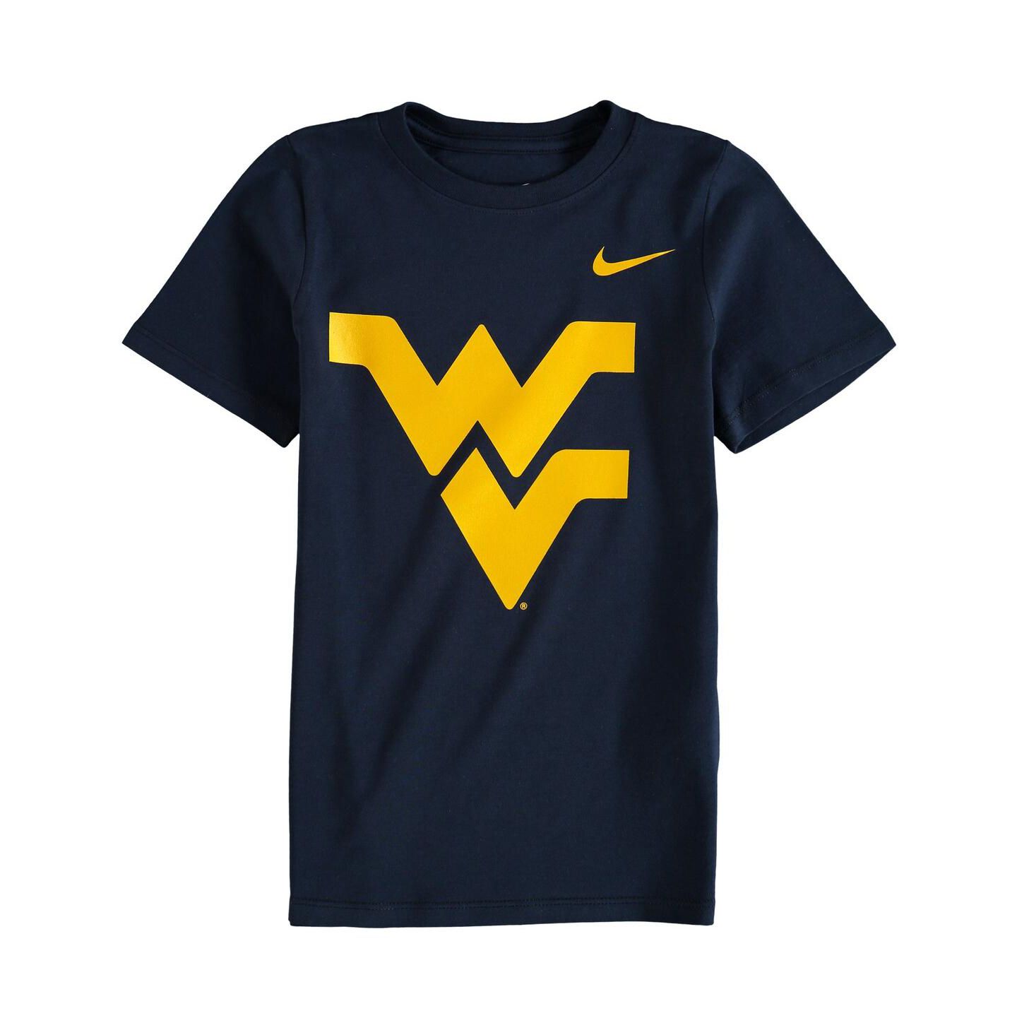 Детская футболка Nike Navy West Virginia Mountaineers Logo — фото 1