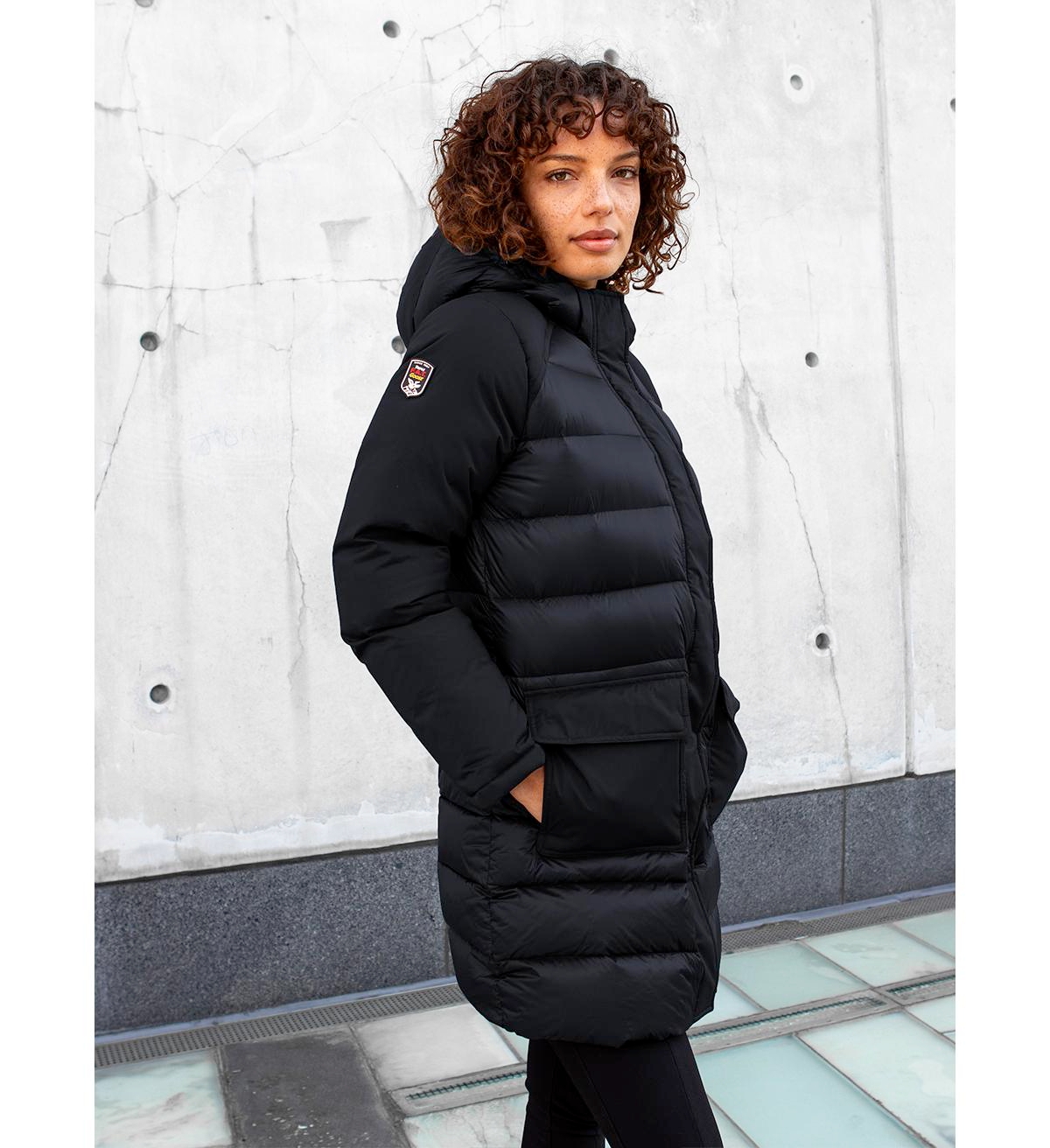 Triple F.a.t. Goose Women s Askya Two Tone Puffer Down Parka Navy Smart Closet