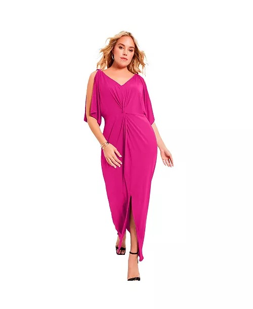 women's june + vie twist-front dress