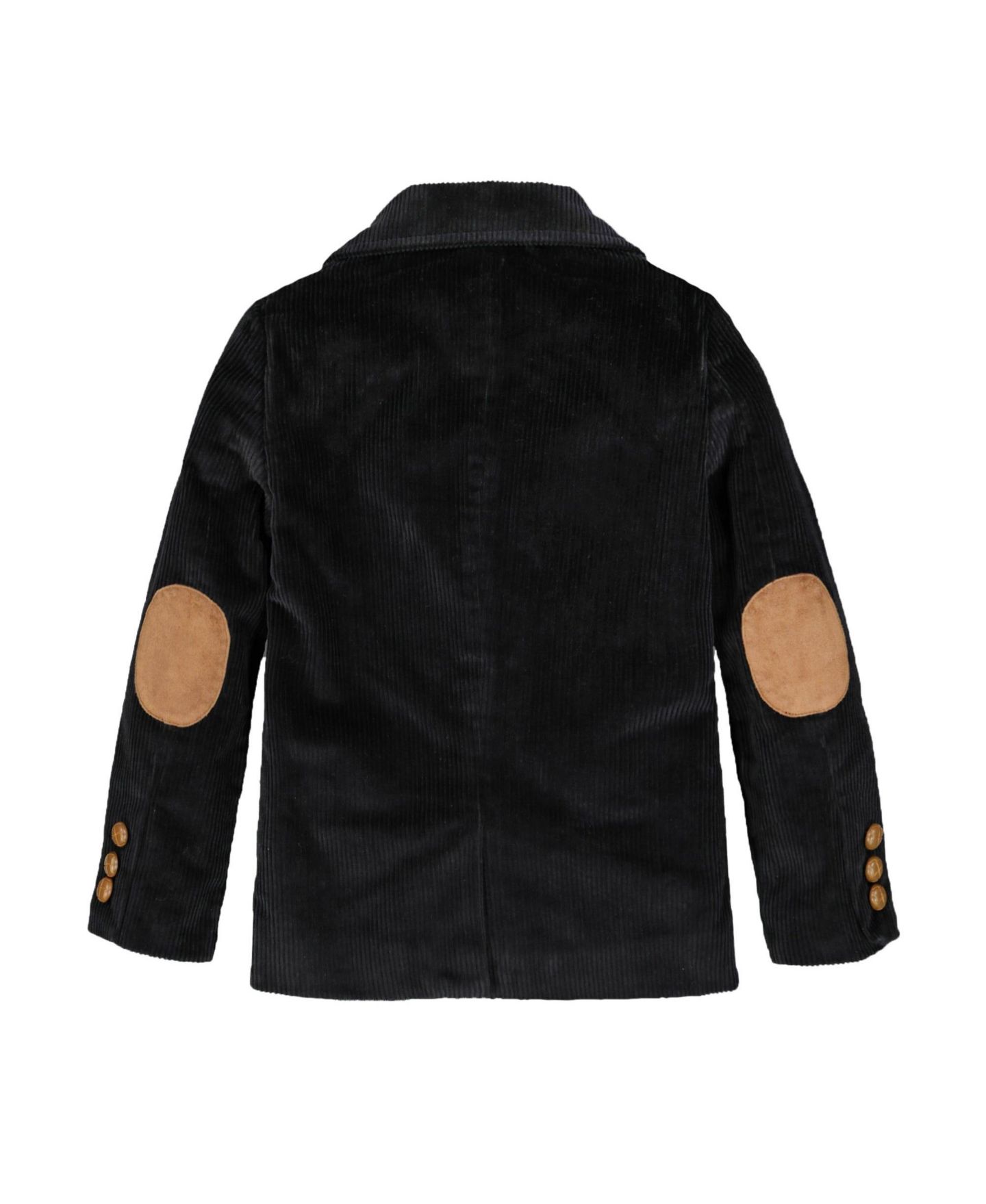 Пиджак Hope & Henry Corduroy Blazer with Elbow Patches для мальчиков-малышей, цвет: Чёрный — фото 3