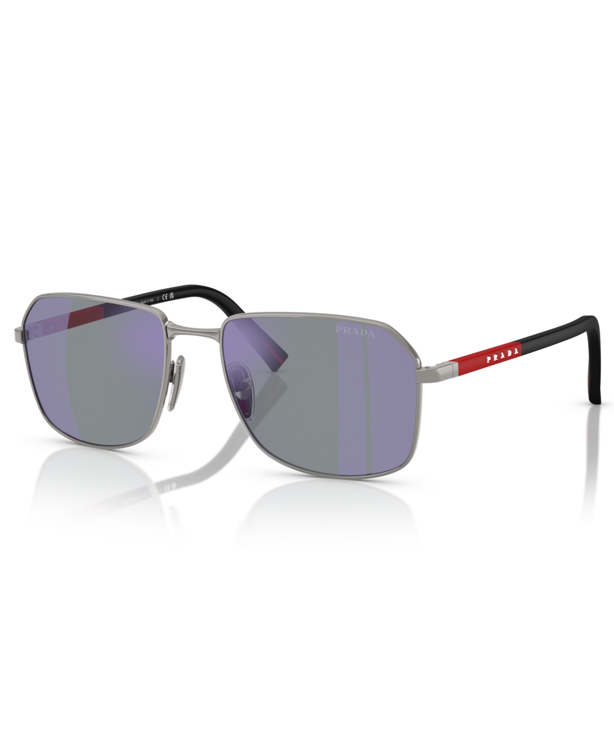 Prada Linea Rossa Mann Sunglass Ps A51s In Gray