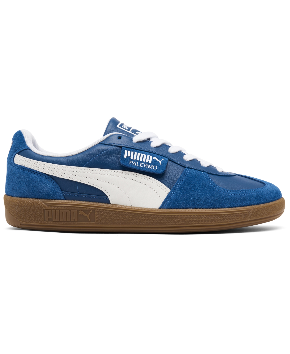 Puma Men's Palermo Casual Sneakers from Finish Line -White/Vapor Grey