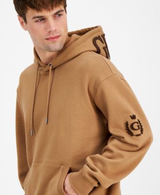 GUESS Men's Chenille Logo Hoodie - Macy's