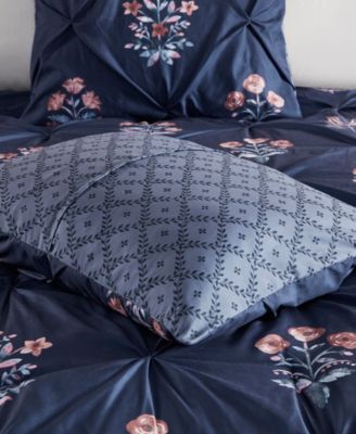 Marfa Pintuck 4-Pc. Comforter Set, Full/Queen