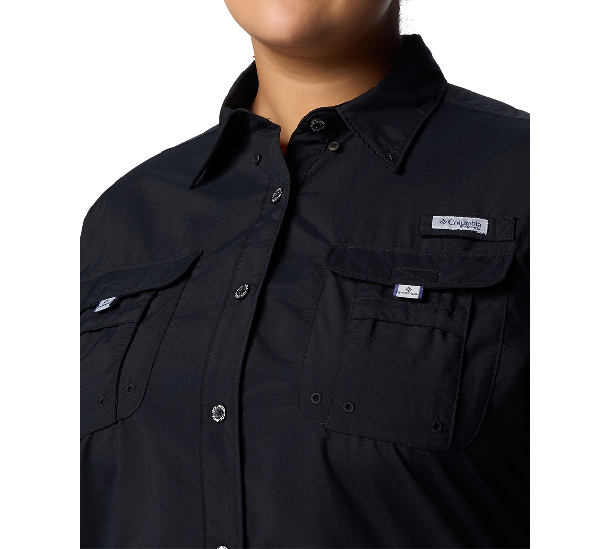 COLUMBIA WOMEN'S BAHAMA II BUTTON-DOWN SHORT-SLEEVE TOP 