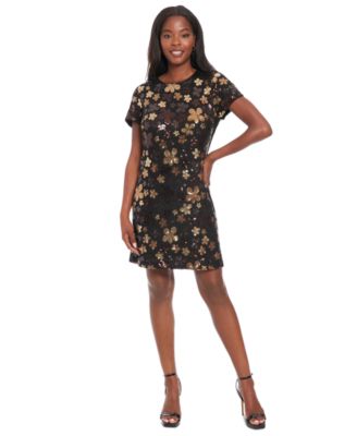 Macy's short sleeve dress best sale