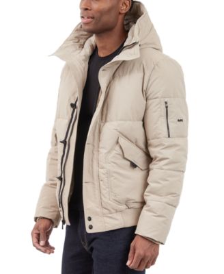 Men's Crinkle Nylon Heavy Short Snorkel Coat