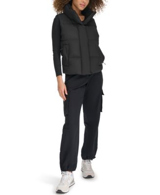Women's Stand Collar Puffer Vest