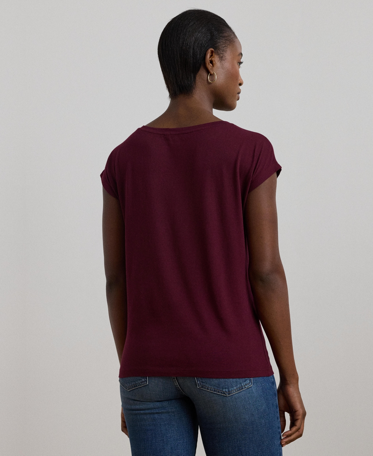 Lauren Ralph Lauren Women's Graphic Cotton-Blend Jersey Tee
