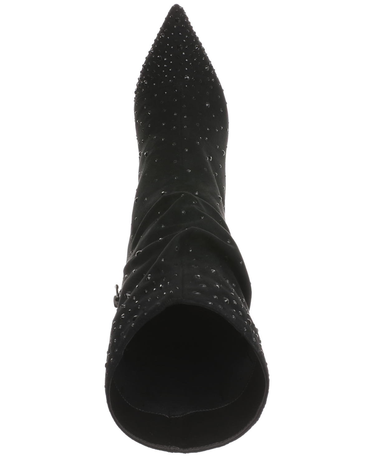Shop Thalia Sodi Women's Raquell Slouch Pointed-toe Embellished Dress Boots In Black Mc