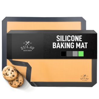 Zulay Kitchen (2 Pack) Silicone Baking Mat Sheet Set - Reusable Baking Mat Nonstick - Macy's