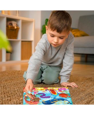 4 x 30 Pieces Jigsaw Puzzles for Toddlers 3-5 - Dinosaur, Animals, Meadow Girls