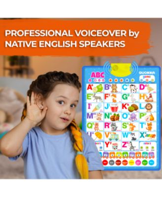 Educational Interactive Poster for Toddlers 3-5